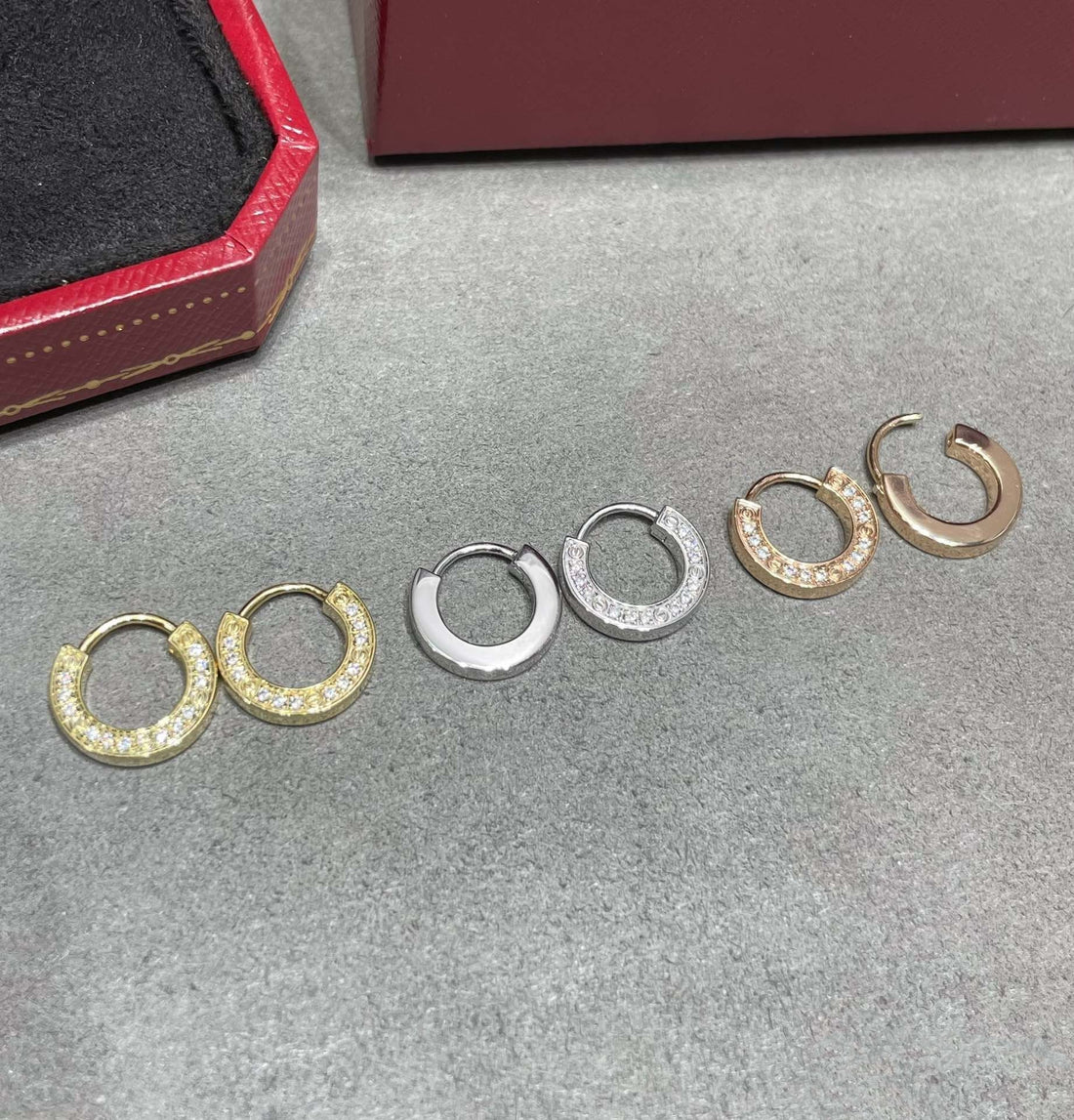 [Elowen jewelsry ]LOVE DIAMOND EARRINGS