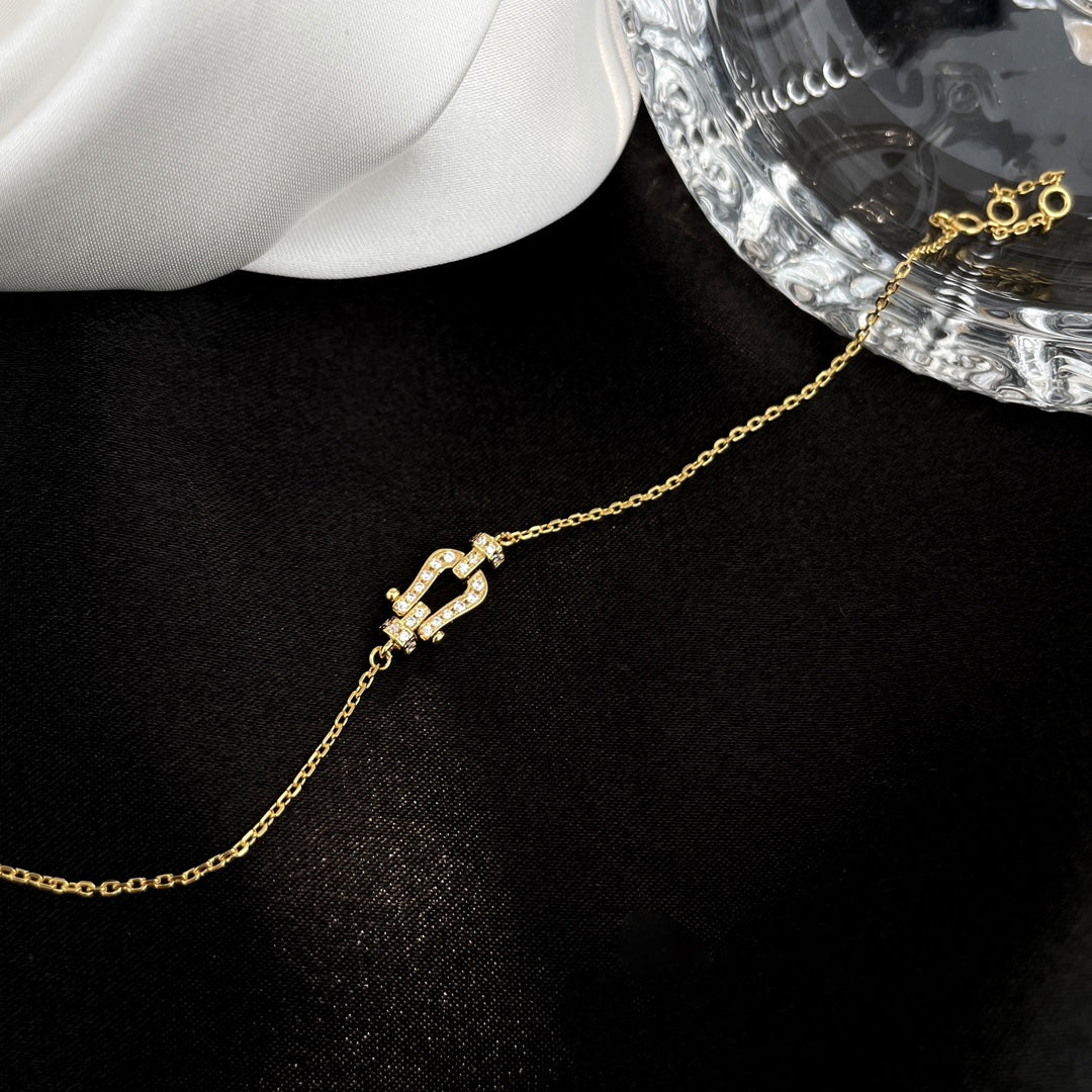 [Elowen jewelsry ]FORCE 10 FULL DIAMOND BUCKLE CHAIN LINK MINI MODEL
