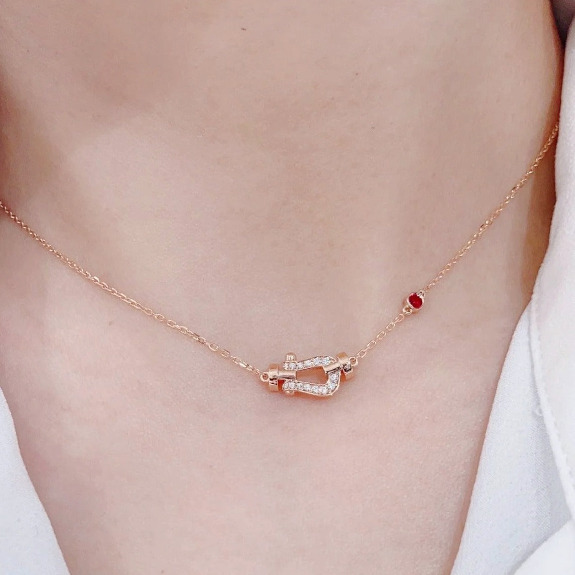 [Elowen jewelsry ]FORCE 10 DIAMOND PINK GOLD NECKLACE