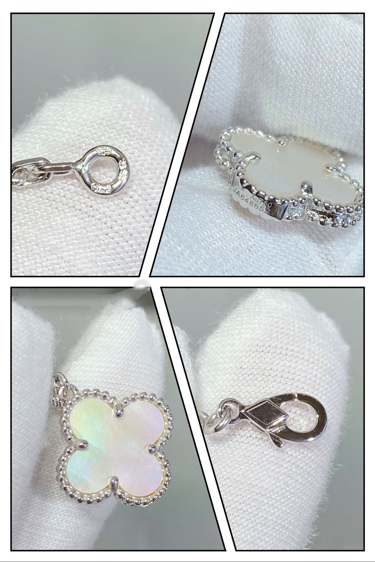 {
  "Elowen jewelsry": "Elowen ジュエリー",
  "CLOVER 5 MOTIF WHITE MOP SILVER BRACELET": "クローバー 5モチーフ ホワイトMOP シルバーブレスレット"
}