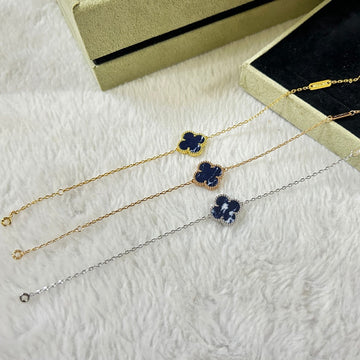 [Elowen jewelsry ]CLOVER 1 MOTIF PIETERSITE BRACELET