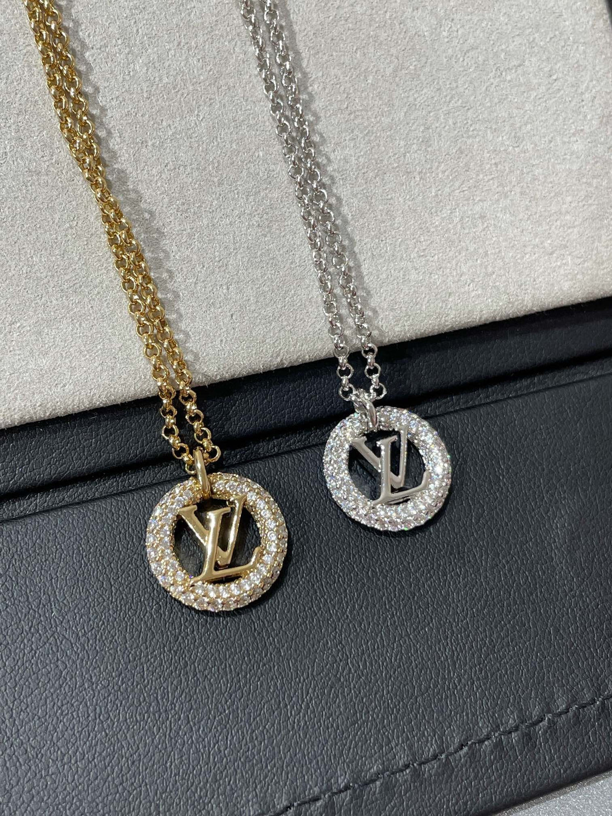 [Elowen jewelsry ]BY NIGHT DIAMOND PAVED NECKLACE