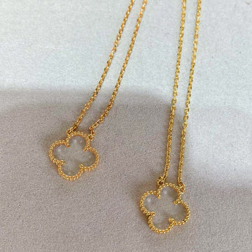 [Elowen Schmuck] KLEE-QUARZ-ROSÉGOLD-HALSKETTE