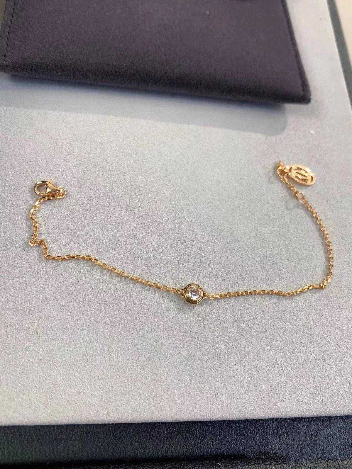 [Elowen jewelsry ]DAMOUR DIAMOND LINK BRACELET