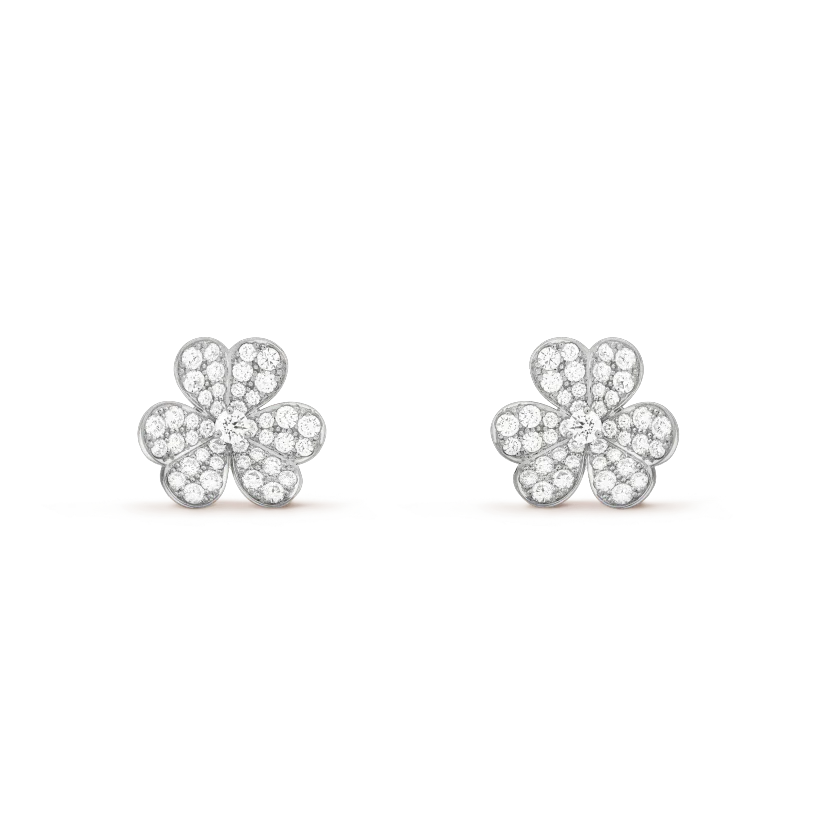 [Elowen jewelsry ]CLOVER COMOS DIAMOND EARRINGS SILVER