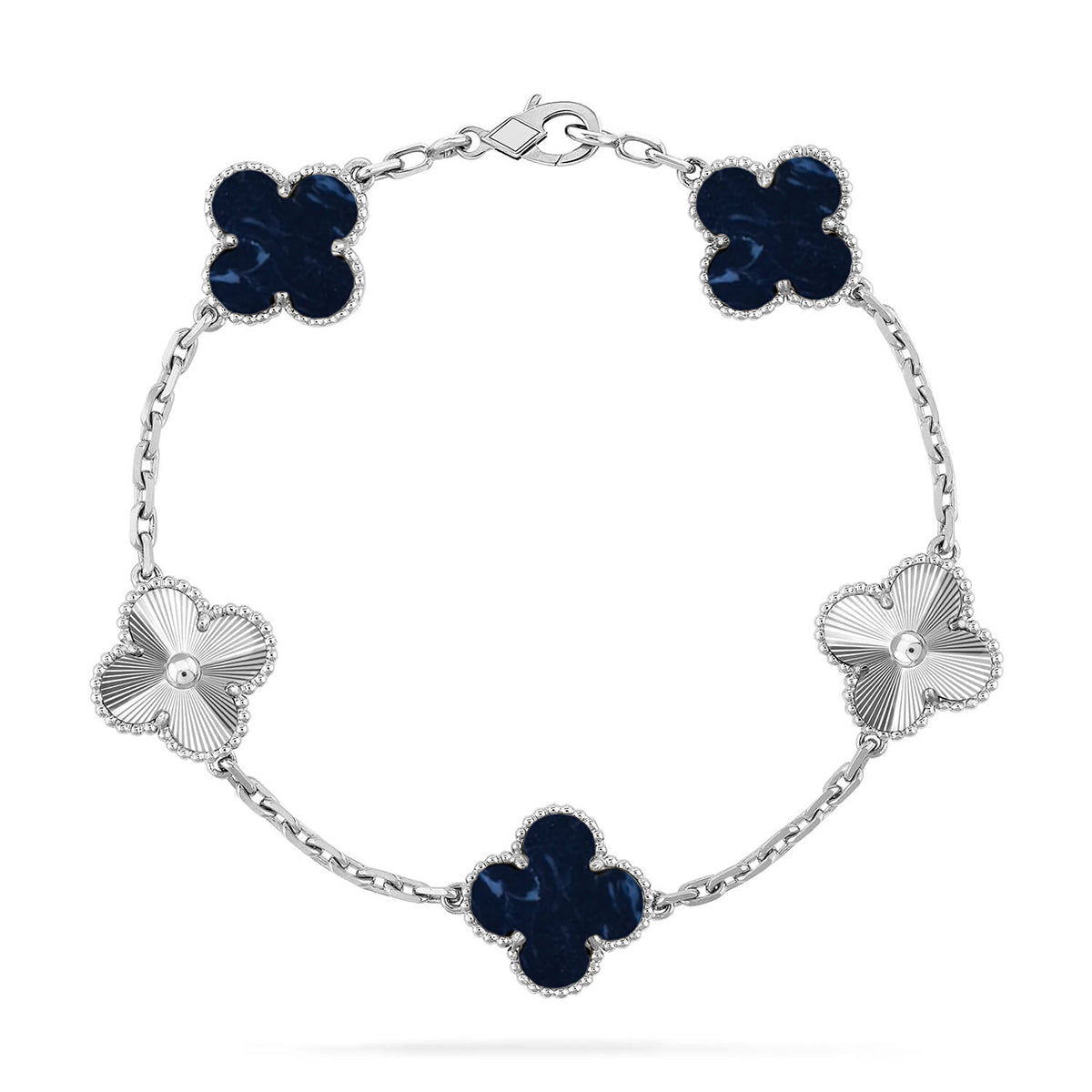 [Elowen jewelsry ]CLOVER 5 MOTIF PIETERSITE BRACELET COLLECTION