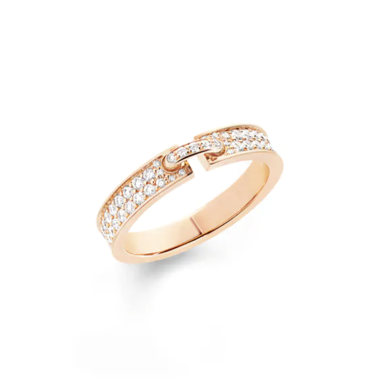 [Elowen jewelsry ]ALLIANCE LIENS VIDENCE PAVED DIAMOND 4MM RING