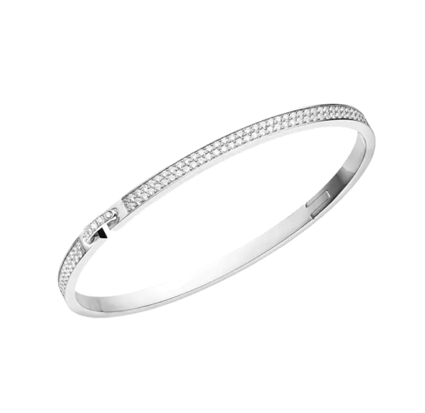 [Elowen jewelsry ]LIENS VIDENCE DIAMOND PAVED BRACELET