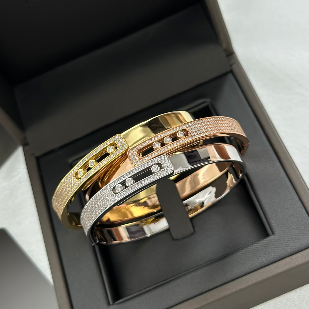 [Elowen Schmuck]Move Noa Roségold Pavé-Diamant-Armreif