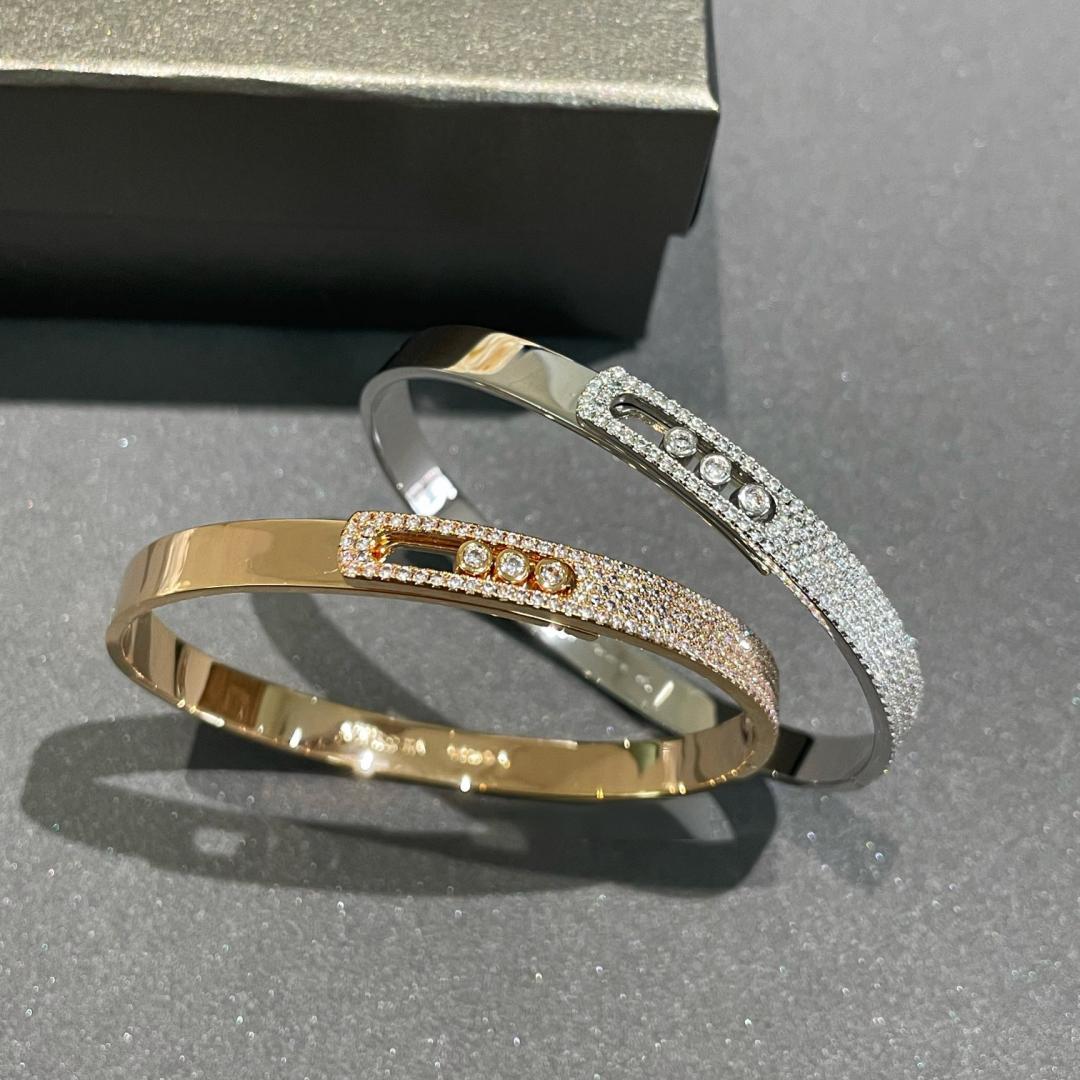 [Elowen Schmuck]Move Noa Roségold Pavé-Diamant-Armreif