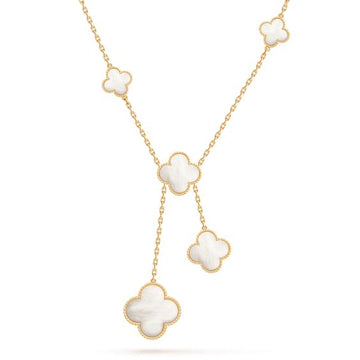 {
  "Elowen jewelsry": "Elowen ジュエリー",
  "CLOVER MOTHER OF PEARL NECKLACE 6 MOTIF": "クローバー マザーオブパール ネックレス 6モチーフ"
}
