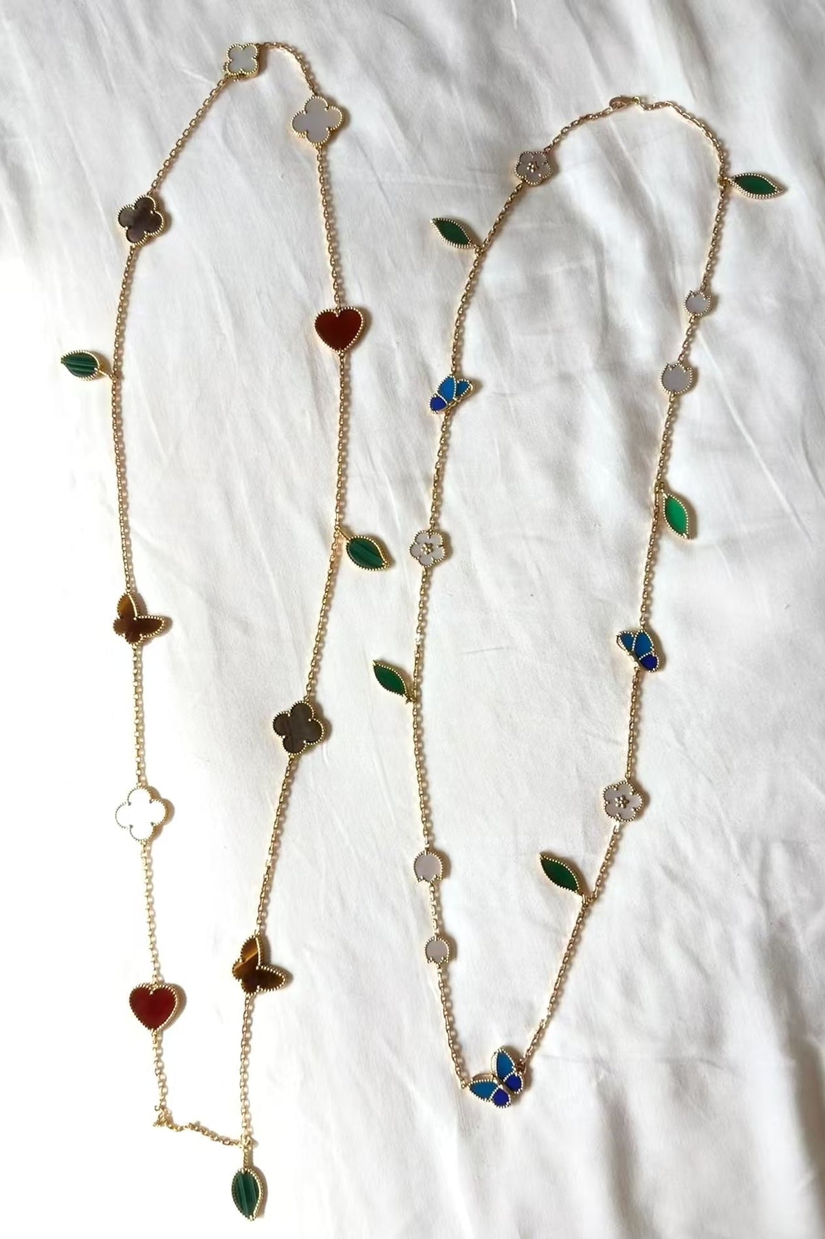 [Elowen jewelsry ]LUCKY SPRING GOLD  MOTIFS  NECKLACE