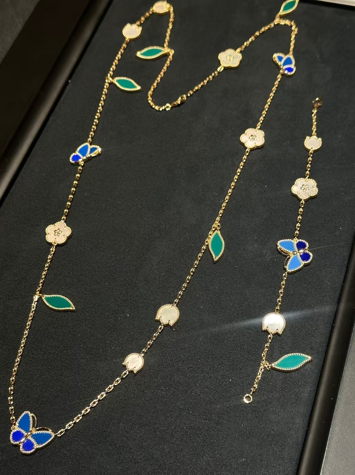 [Elowen jewelsry ]LUCKY SPRING GOLD  MOTIFS  NECKLACE