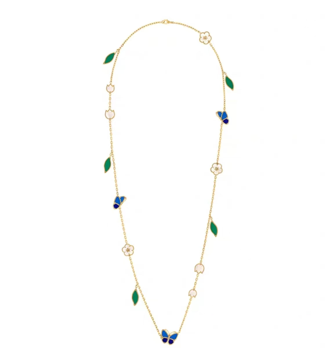 [Elowen jewelsry ]LUCKY SPRING GOLD  MOTIFS  NECKLACE