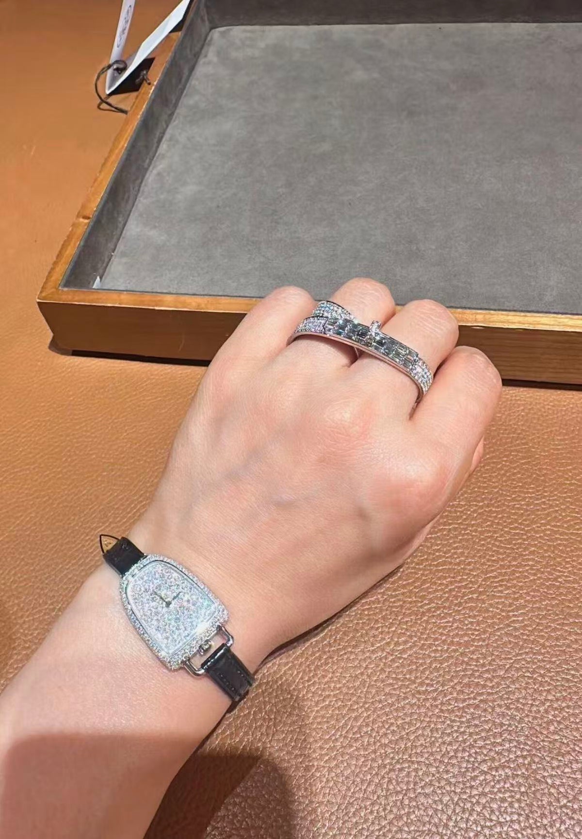 [Elowen jewelsry]NEW STYLE フルサークル ダブルダイヤモンドリング