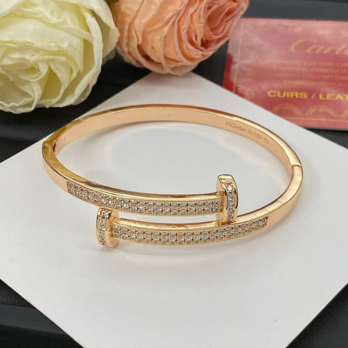 [Elowen jewelsry]NEW ローズゴールド 6.1MM ブレスレット