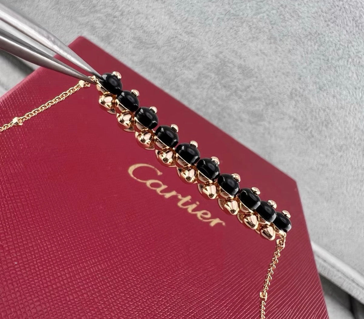 [Elowen jewelsry]クラッシュ コレクション アゲート カルセドニー スタッド ネックレス