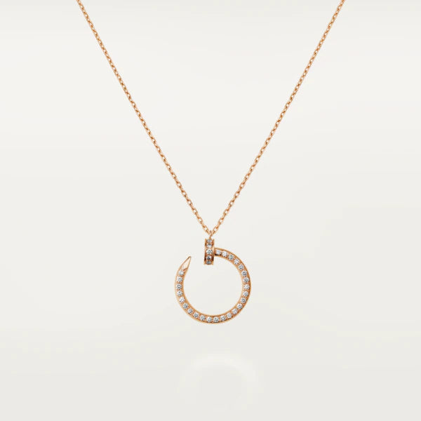 {
  "Elowen jewelsry": "Elowen ジュエリー",
  "JUSTE NECKLACE PINK GOLD DIAMONDS": "JUSTE ネックレス ピンクゴールド ダイヤモンド"
}