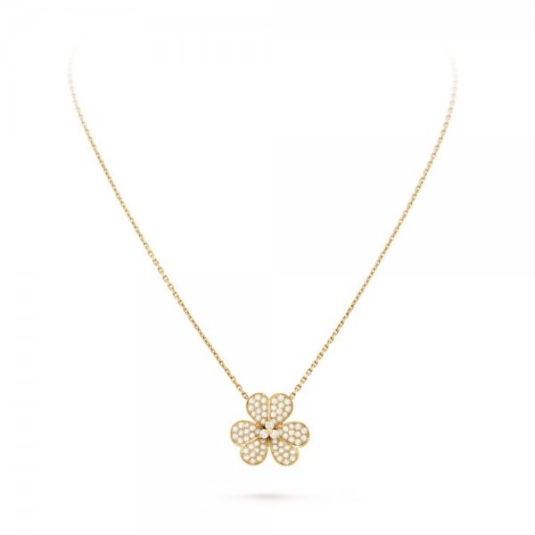 [Elowen Schmuck] BLUMEN-DIAMANTHALSKETTE