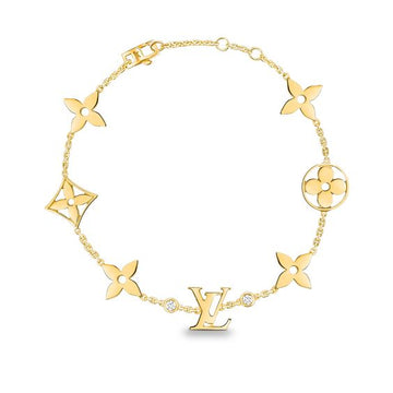 [Elowen jewelsry ]スター＆サン 7モチーフ ゴールドブレスレット