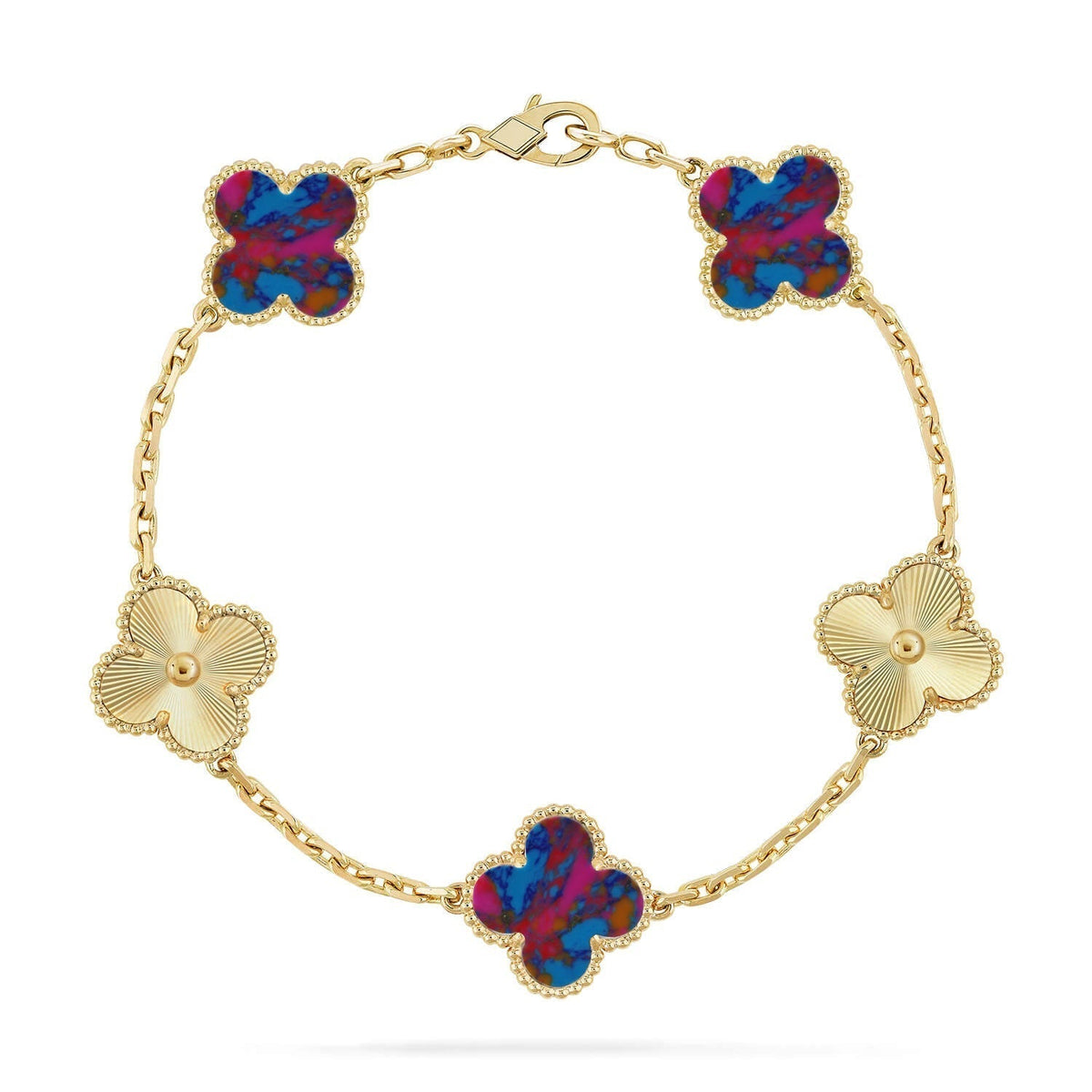 {
"Elowen jewelsry ": "Elowen Schmuck ",
"CLOVER 5 MOTIF COLOR GEMSTONES BRACELET COLLECTION": "KLEEBLATT 5-MOTIV EDELSTEIN-ARMBAND KOLLEKTION"
}