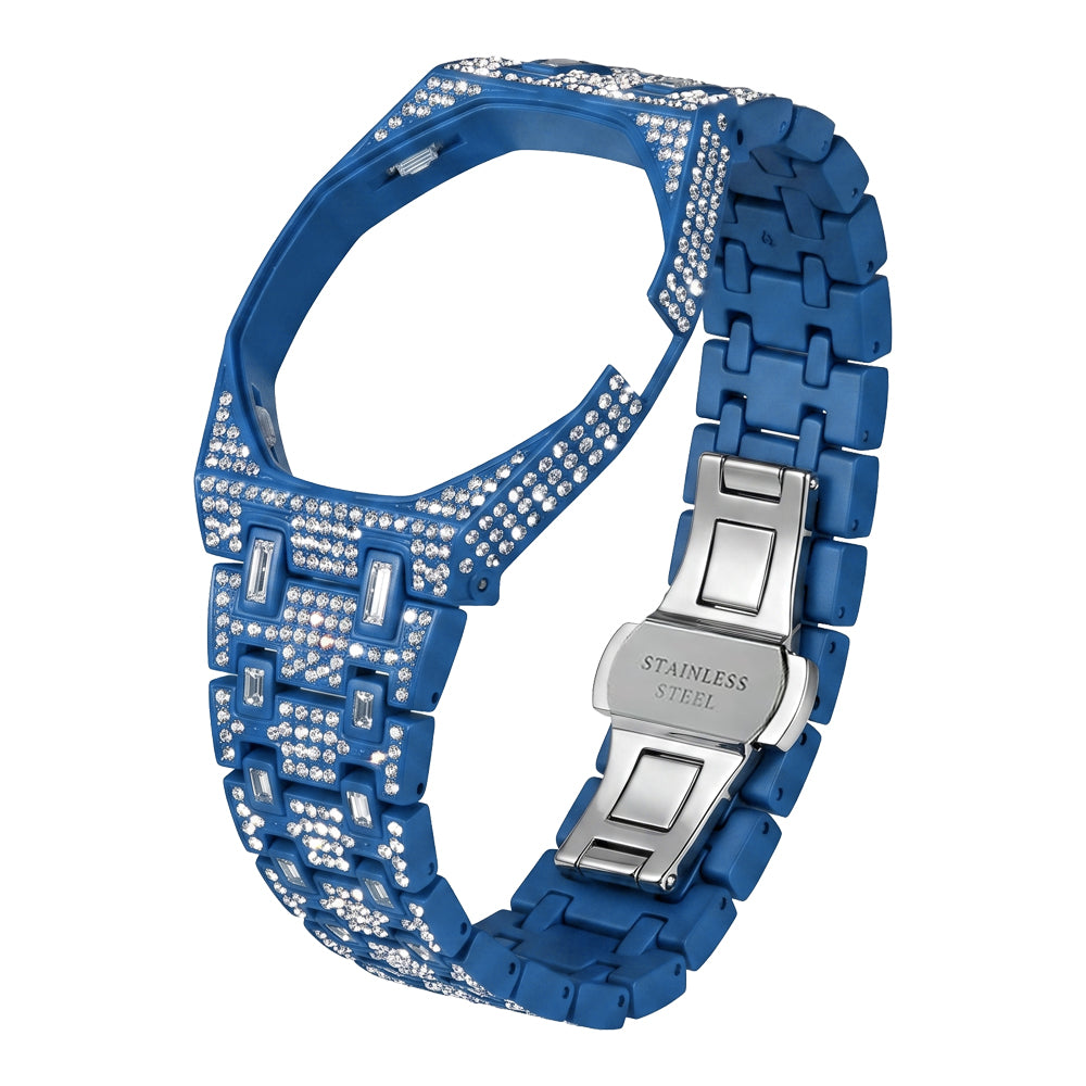 Royal Oak Pop Exklusiv Gehäuse aus Biokeramik & Armband aus Biokeramik voll besetzt mit Diamanten