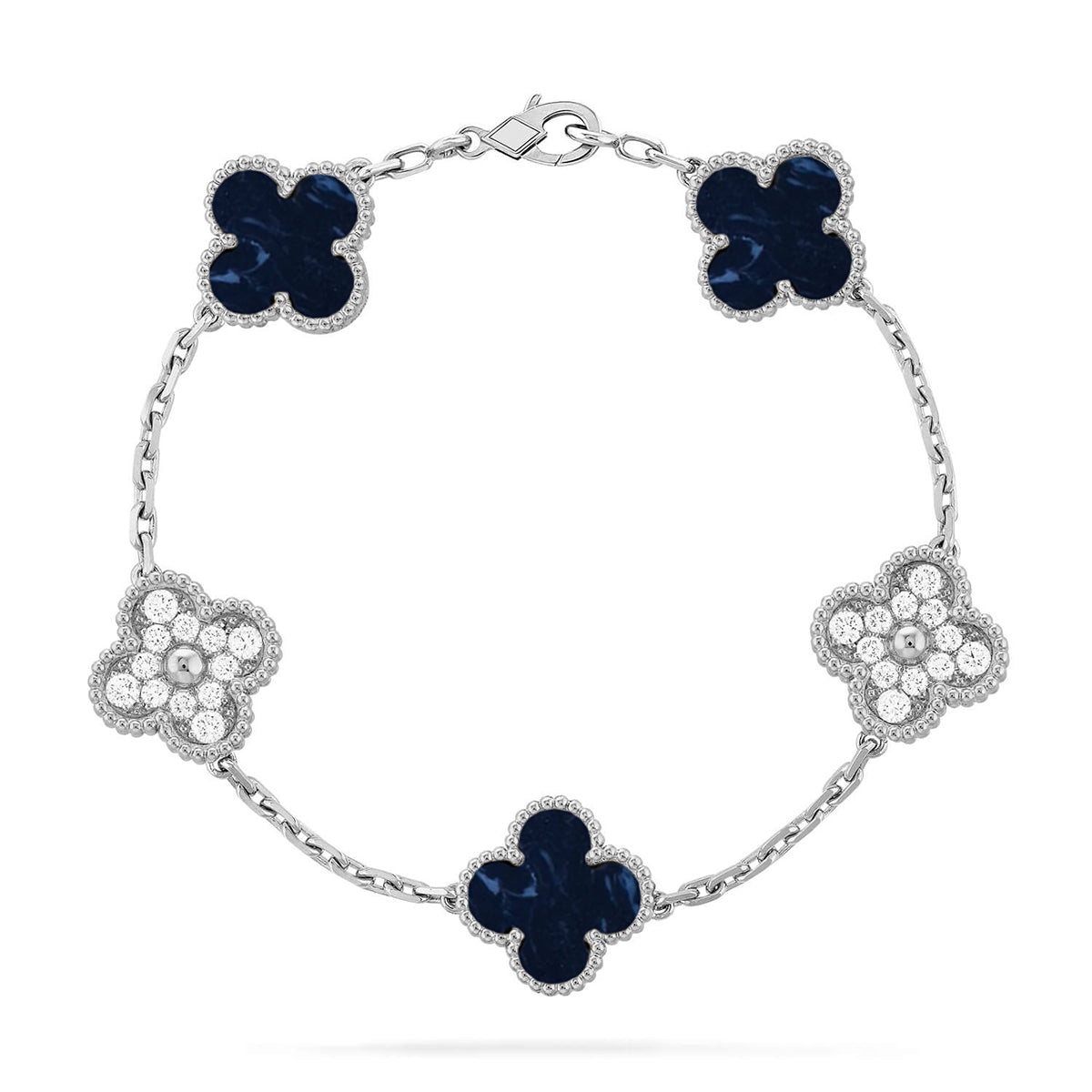 [Elowen jewelsry ]CLOVER 5 MOTIF PIETERSITE BRACELET COLLECTION