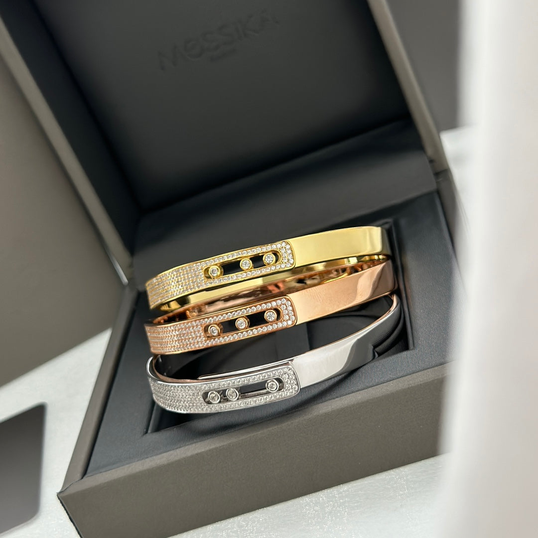 [Elowen Schmuck]Move Noa Roségold Pavé-Diamant-Armreif