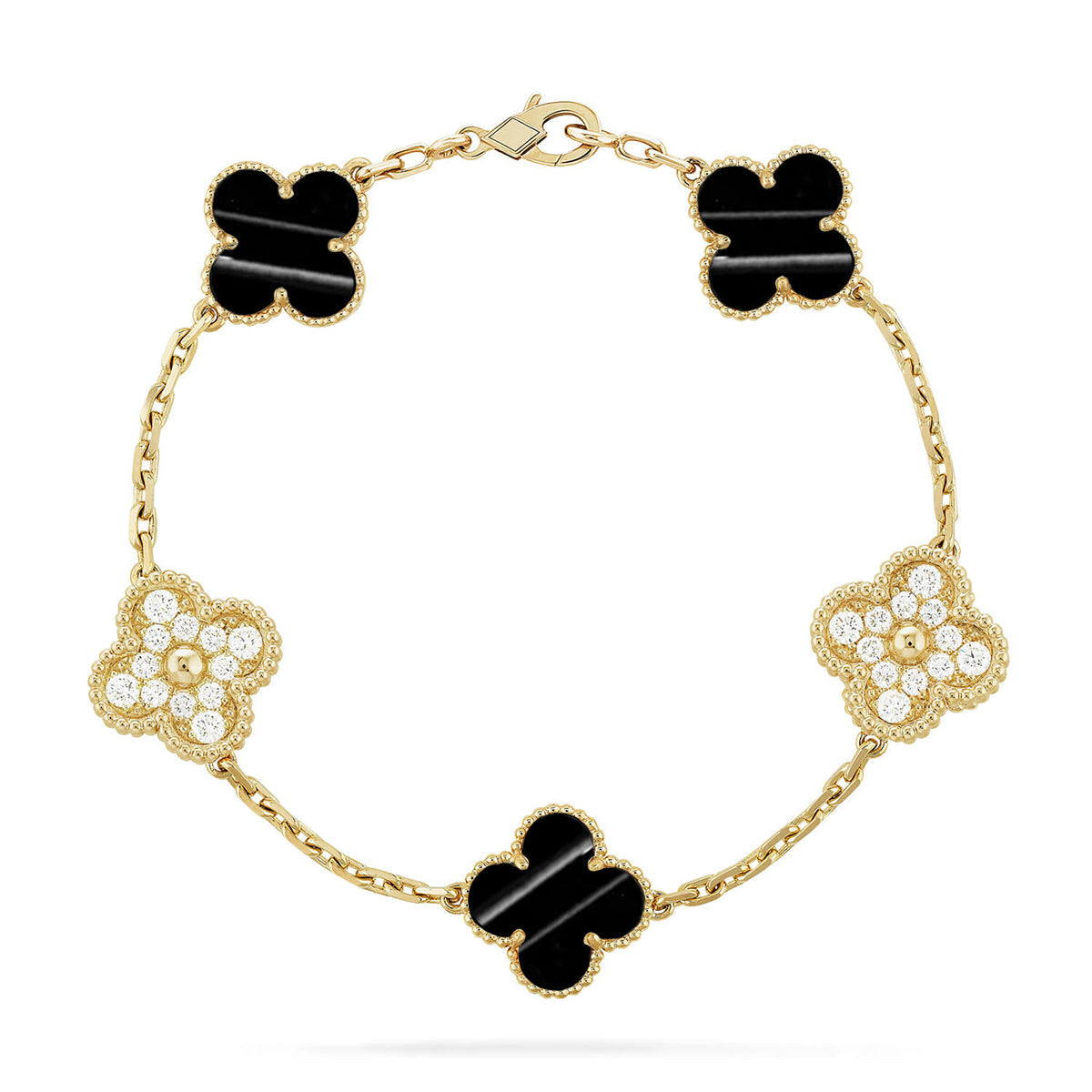 [Elowen Schmuck] CLOVER 5 MOTIV PULSAR STEIN ARMBAND KOLLEKTION
