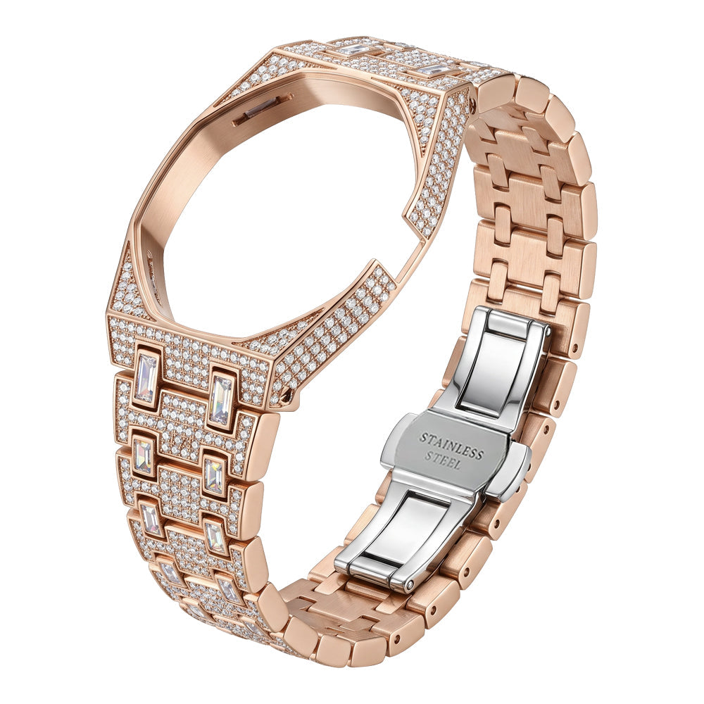 Royal Oak Pop Exklusiv Gehäuse aus Biokeramik & Armband aus Biokeramik voll besetzt mit Diamanten