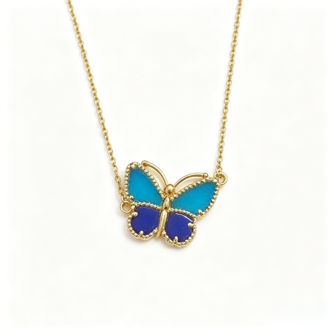 [Elowen jewelry] 2026年新作 ラッキーバタフライ 1モチーフ ネックレス