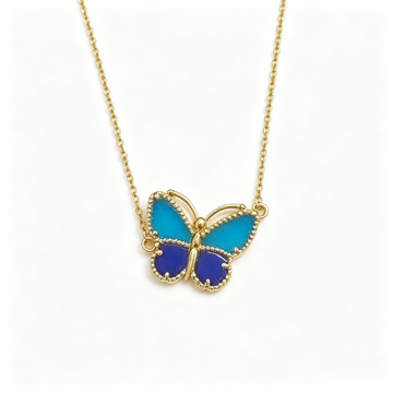 [Elowen jewelry] 2026年新作 ラッキーバタフライ 1モチーフ ネックレス