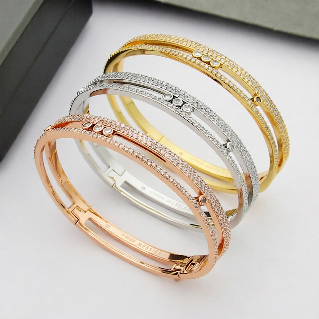 [Elowen jewelsry]Move Romane Pavé-Armreif