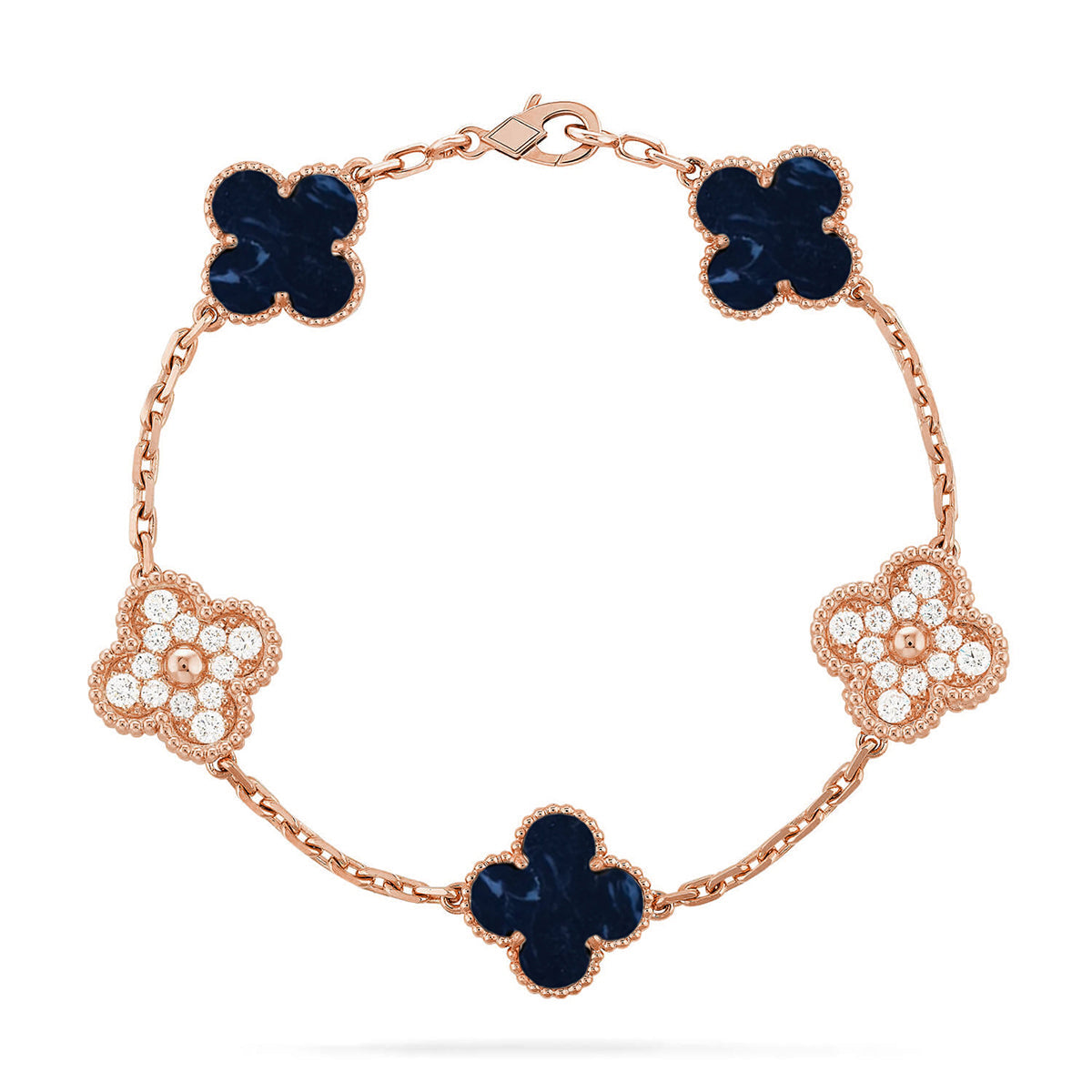 [Elowen jewelsry ]CLOVER 5 MOTIF PIETERSITE BRACELET COLLECTION