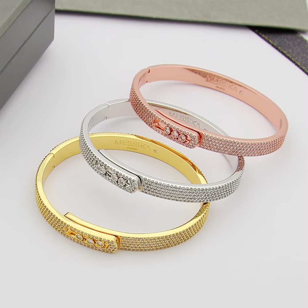 [Elowen Schmuck]Move Noa Voll-Pavé-Diamant-Armreif