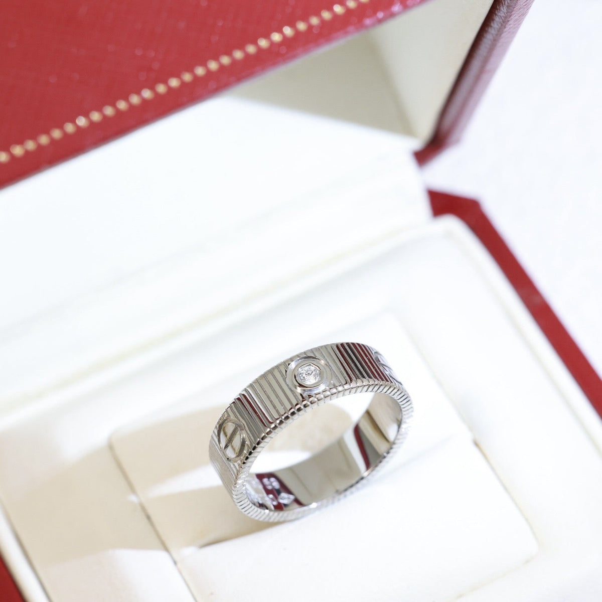 [Elowen jewelry]LOVE 6.5MM アンリミテッド 3ダイヤモンド リング