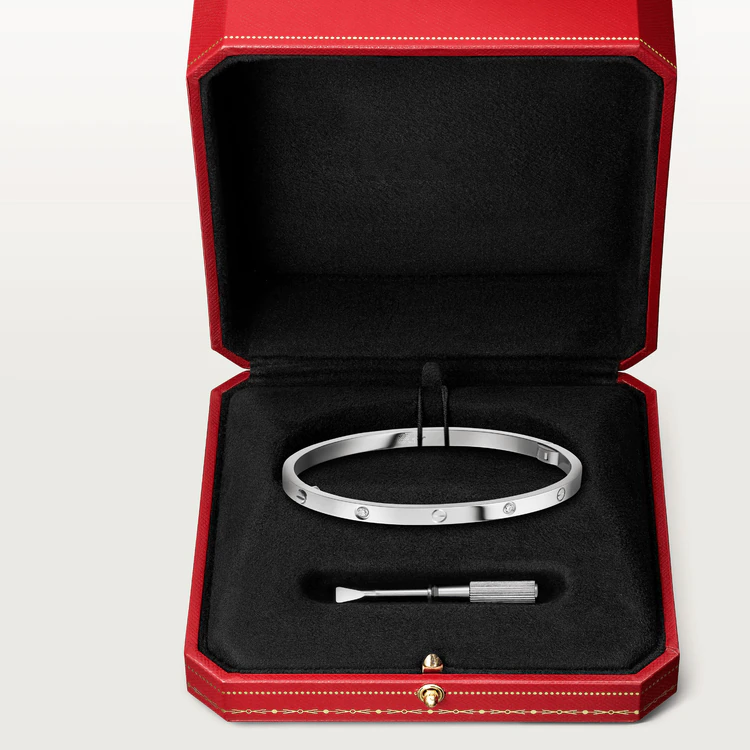 [Elowen Schmuck] LIEBESARMBAND 3,65 MM 6 DIAMANTEN