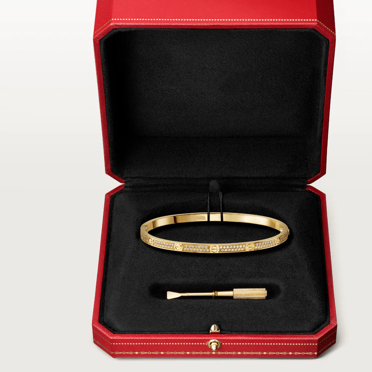 [Elowen Schmuck] LOVE ARMBAND 3,65 MM MIT DIAMANT-PAVÉ