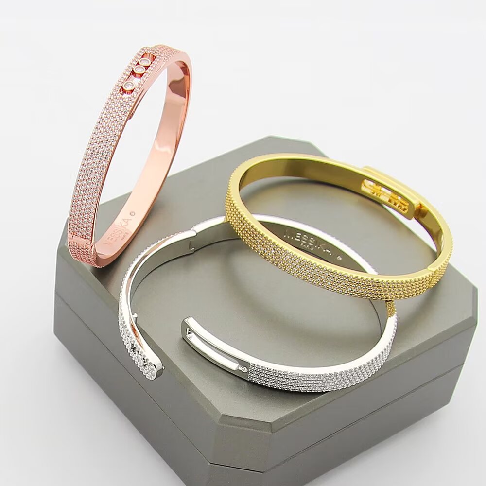 [Elowen Schmuck]Move Noa Voll-Pavé-Diamant-Armreif