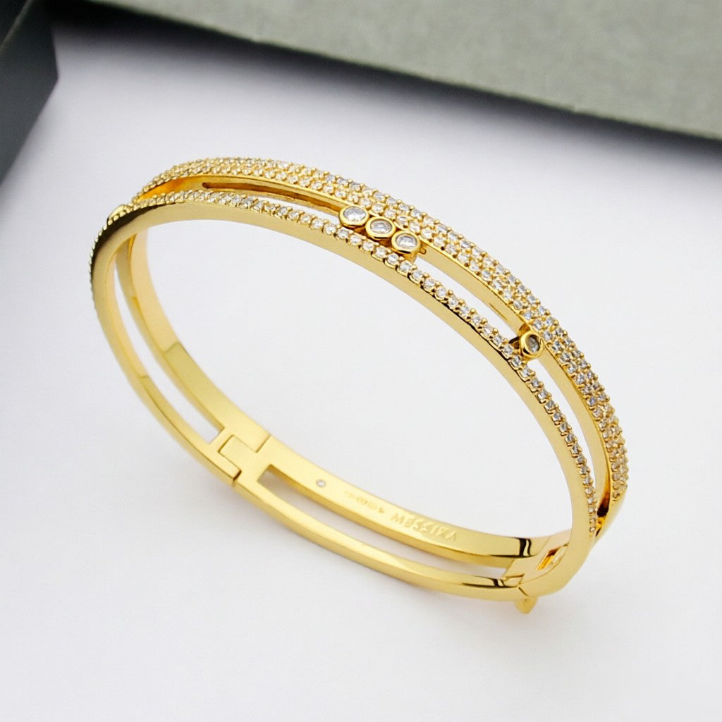 [Elowen jewelsry]Move Romane Pavé-Armreif