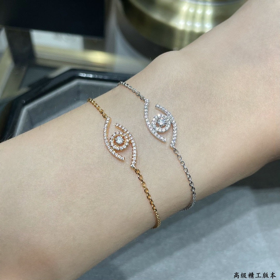 [Elowen jewelsry]Lucky Eye Pave-Set Diamond Bracelet