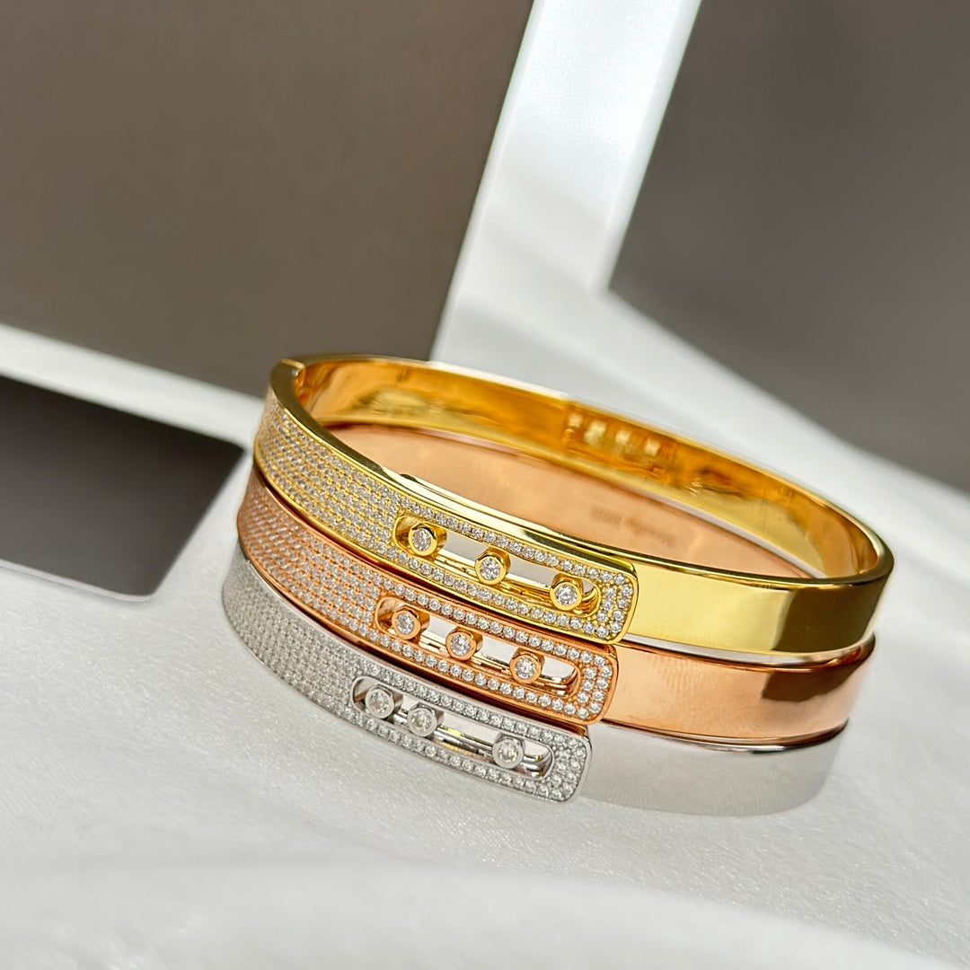 [Elowen Schmuck]Move Noa Roségold Pavé-Diamant-Armreif