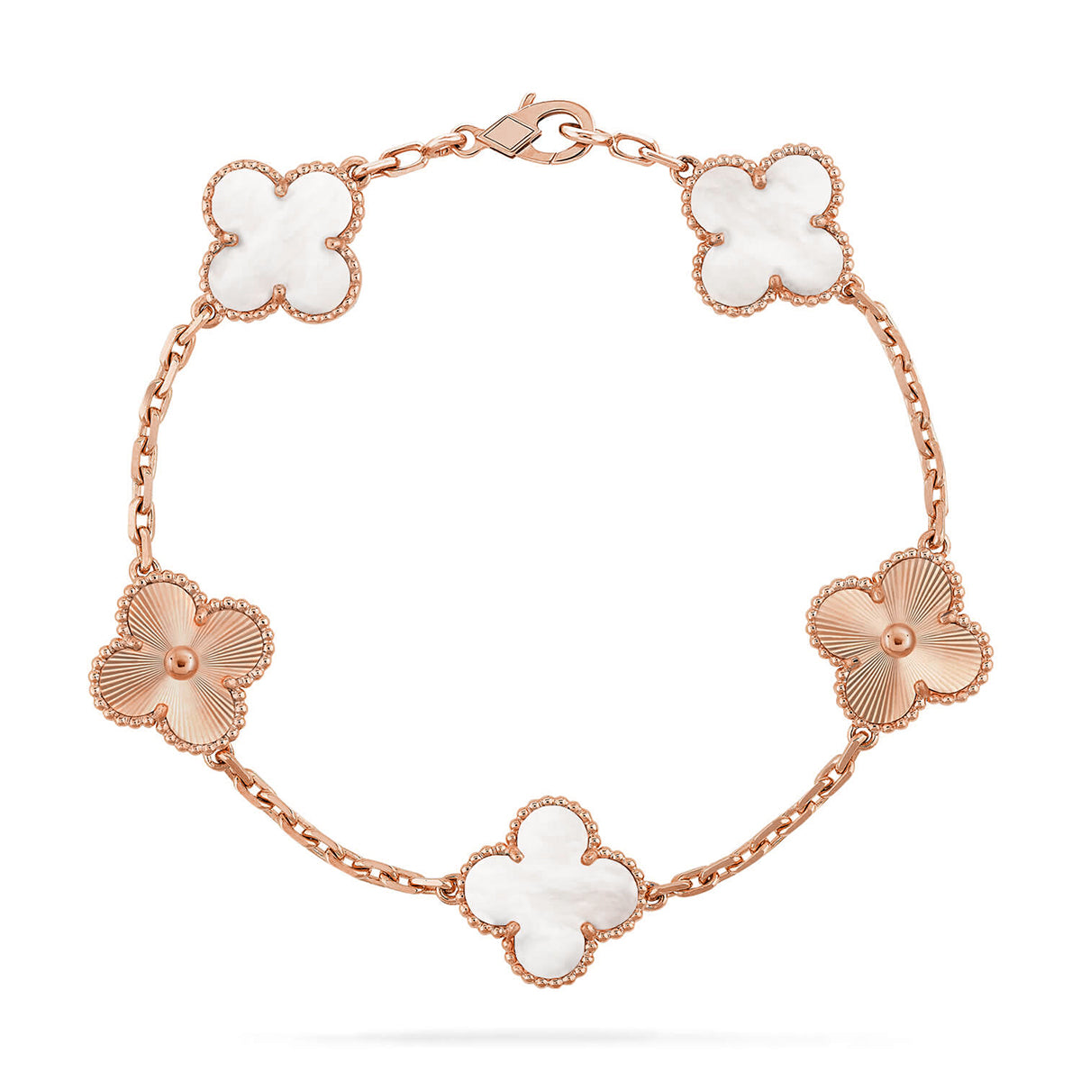 {
  "Elowen jewelsry": "Elowen Schmuck",
  "CLOVER WHITE PEARL MOP 5 MOTIF BRACELET COLLECTION": "KLEEBLATT WEISSE PERLMUTT 5-MOTIV ARMBAND KOLLEKTION"
}