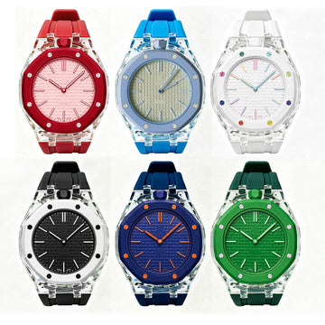 Royal Oak Pop Limited Edition: PC transparent case and silicone strap