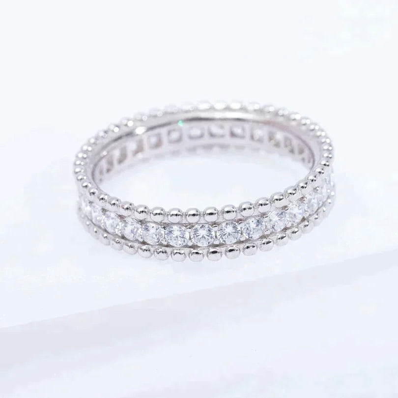 [Elowen jewelsry ]PERLEE DIAMOND SILVER RING