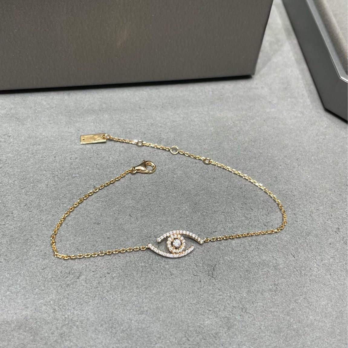 [Elowen jewelsry]Lucky Eye Pave-Set Diamond Bracelet