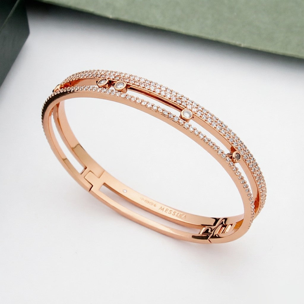 [Elowen jewelsry]Move Romane Pavé-Armreif