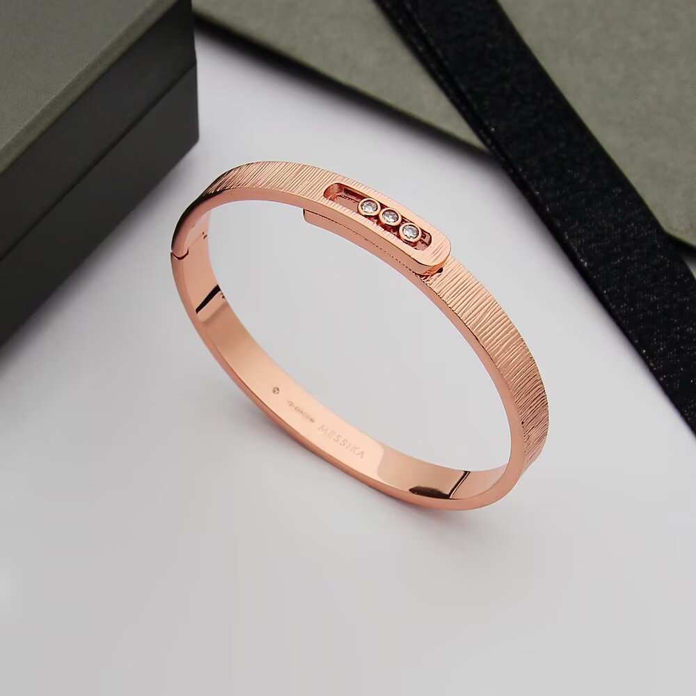 [Elowen Schmuck]Move Noa Ciselé Armreif