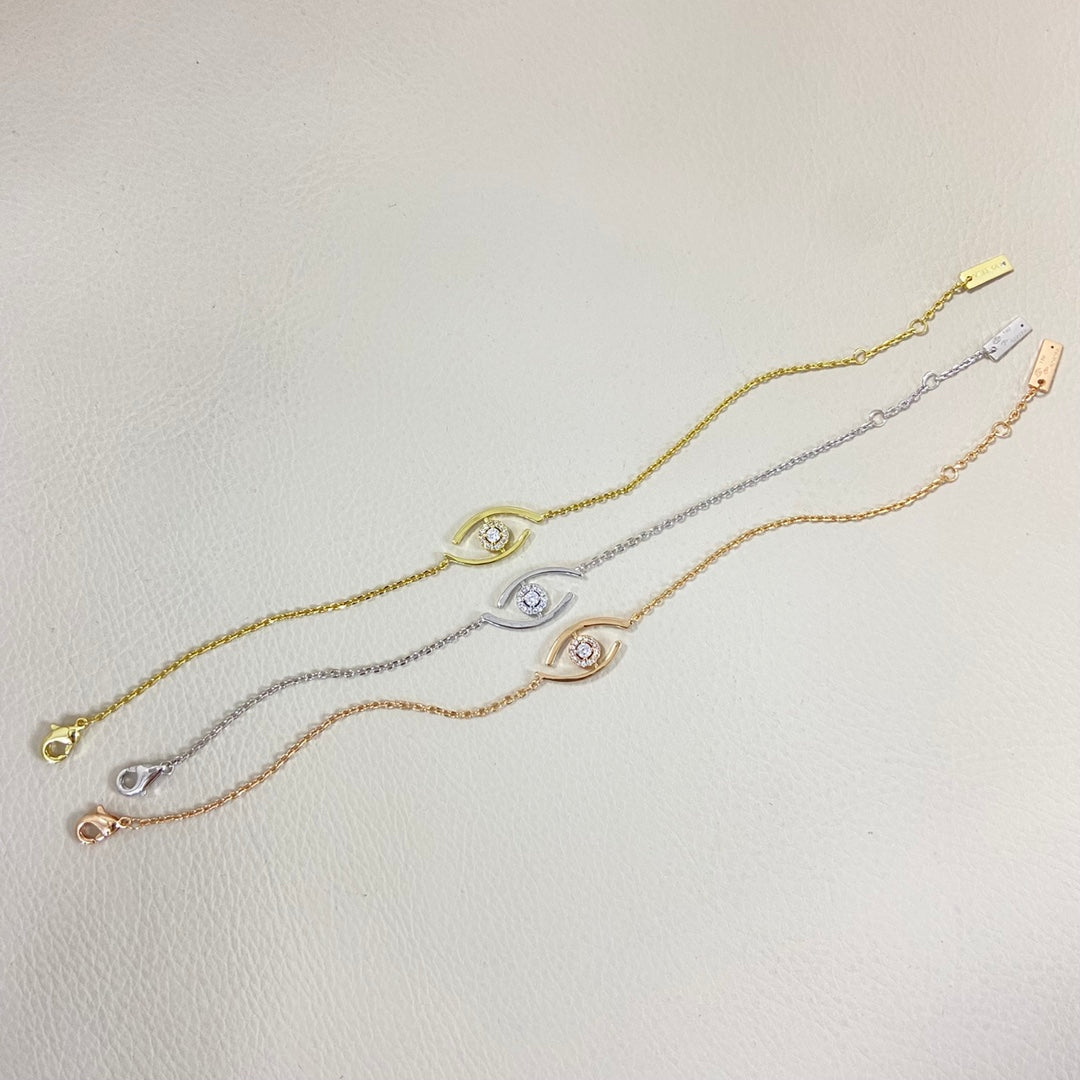 [Elowen jewelsry]Lucky Eye Pave-Set Diamond Bracelet