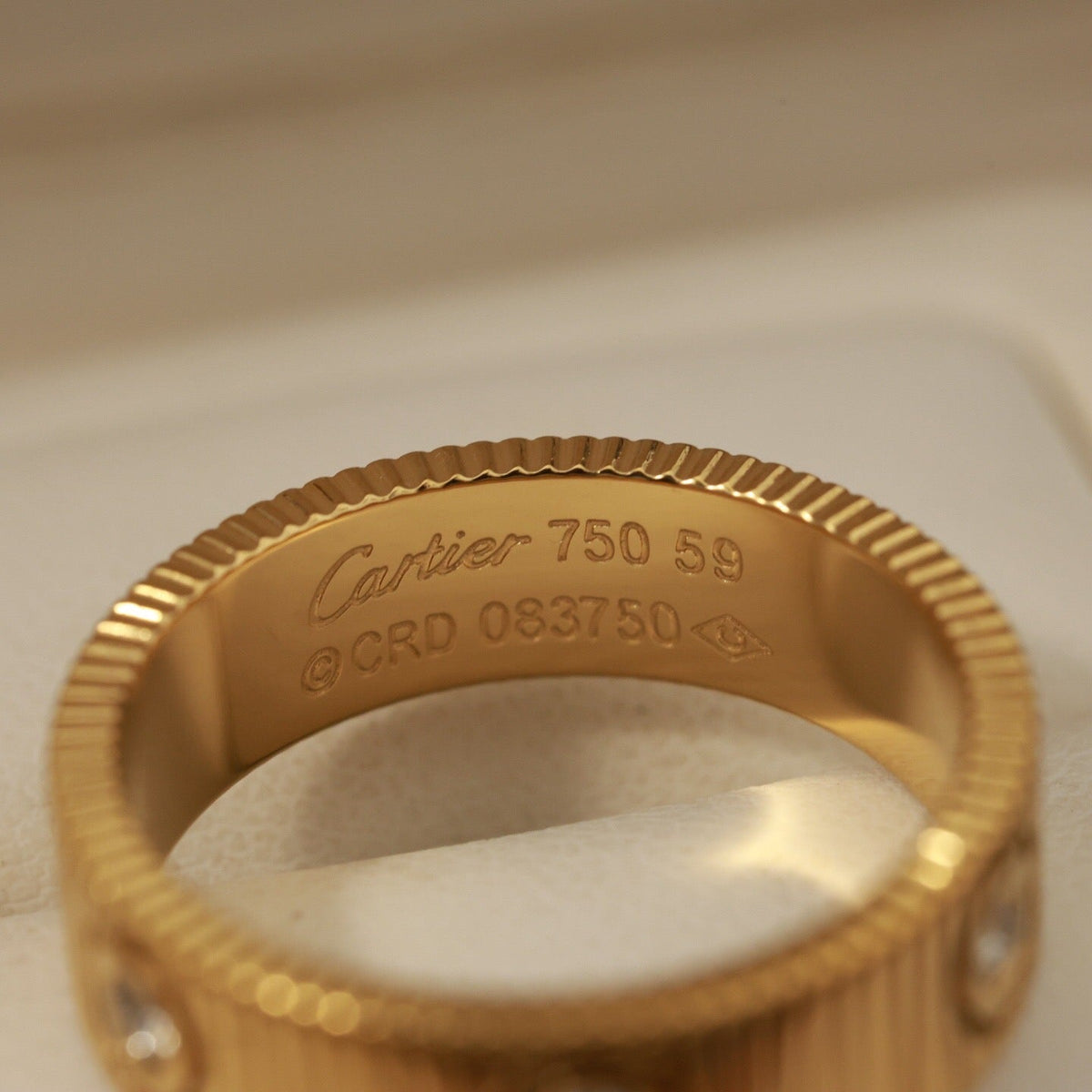 [Elowen Schmuck]LOVE 6,5 MM UNLIMITED 6 DIAMANTEN-RING
